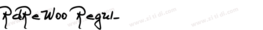 RdReW00 Regul字体转换
